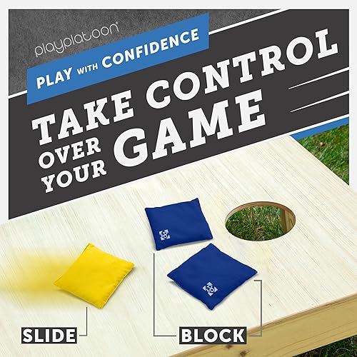 Miniatura 4 de Bolsas Profesionales para Cornhole - Juego de 8 Reglamentarias para Todo Clima de Doble Cara - Lado PegajosoLado Liso Bolsas de Frijoles para Juego