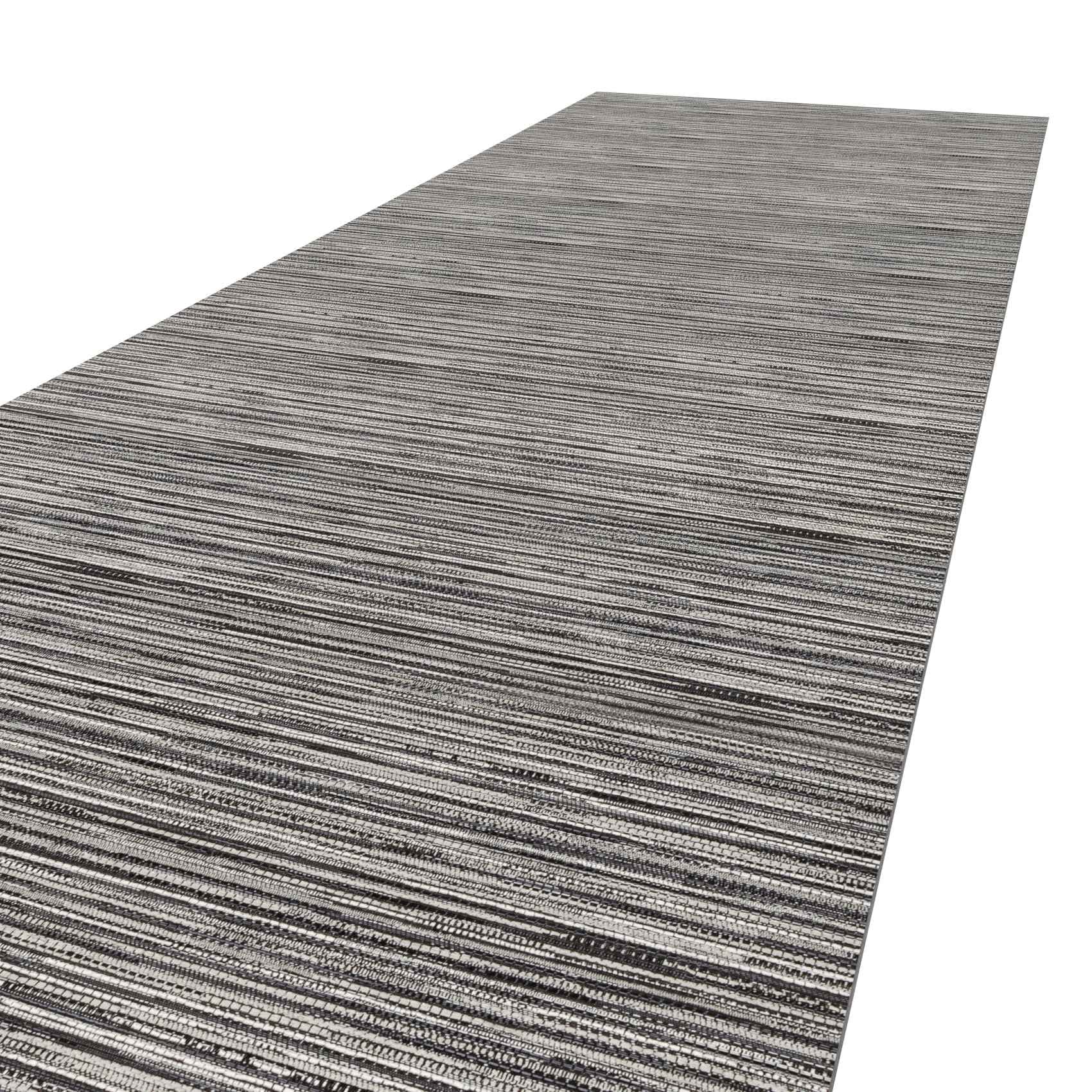 Anro Tapis de cuisine lavable, tapis de couloir - Aspect moquette - Gris - Antidérapant - 65 x 500 cm - Plusieurs tailles / motifs