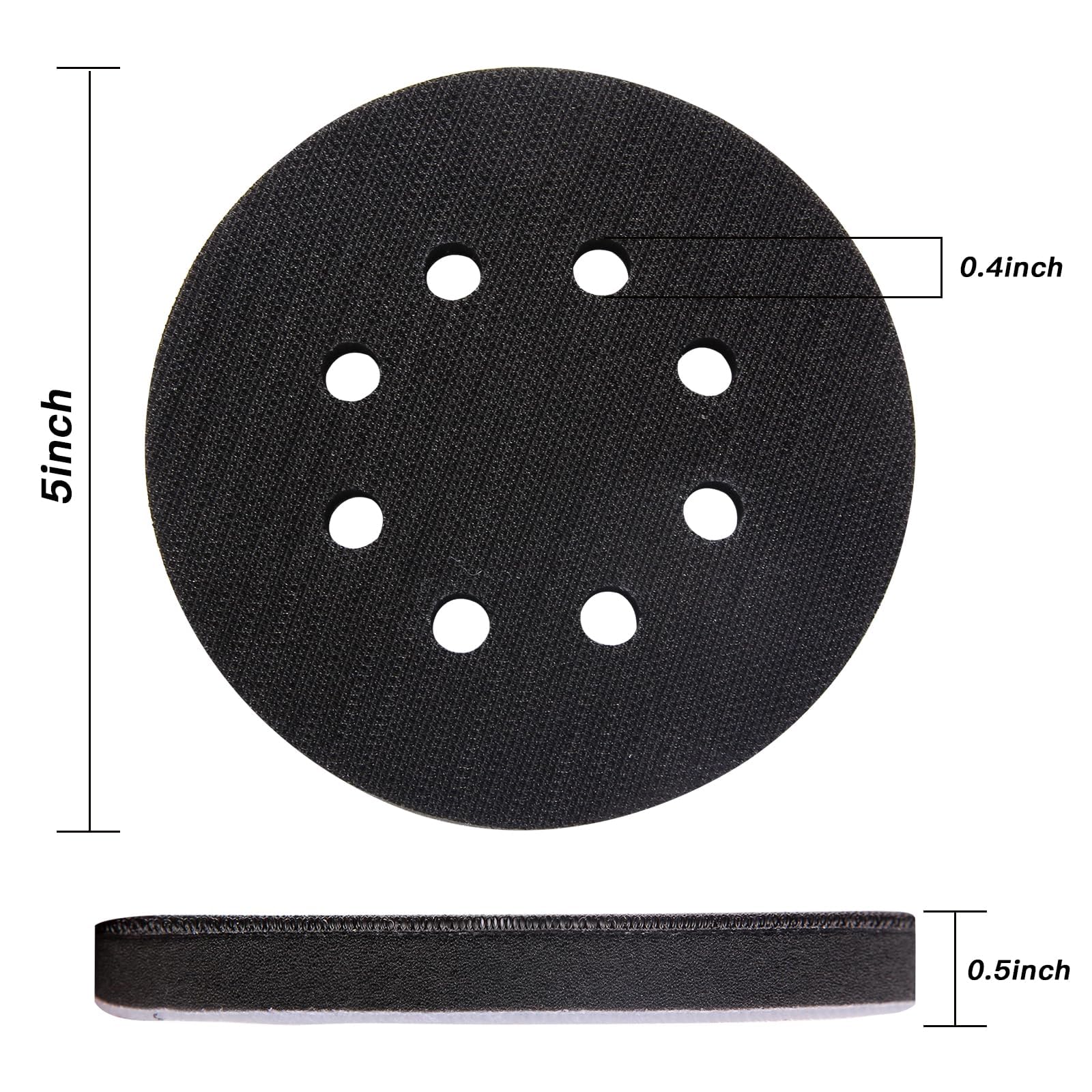 Foam Sanding Pads - 6 Pack for Orbital Sander -2 Foam Sanding Pads - 6 Pack for Orbital Sander -2