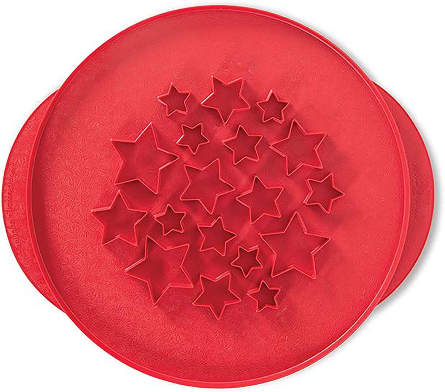 Nordic Ware Stars and Cherries Pie Top Cutter, Red Home