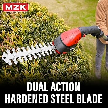 MXXA☺︎ Amazon.com : MZK 2-in-1 20V Pole Mini Hedge Trimmer & Grass