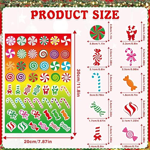 Miniatura 9 de JULBEAR 300 calcomanías de espuma de Pascua, calcomanías de primavera, coloridas calcomanías decorativas a granel de huevos de conejito de pollo