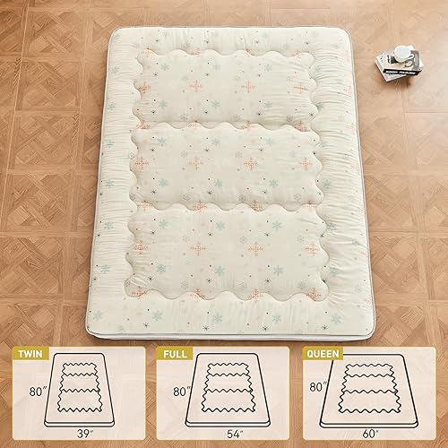 Miniatura 2 de Dr.Futon Colchón de futón japonés extra grueso plegable enrollable para invitados, tumbona y Tavel