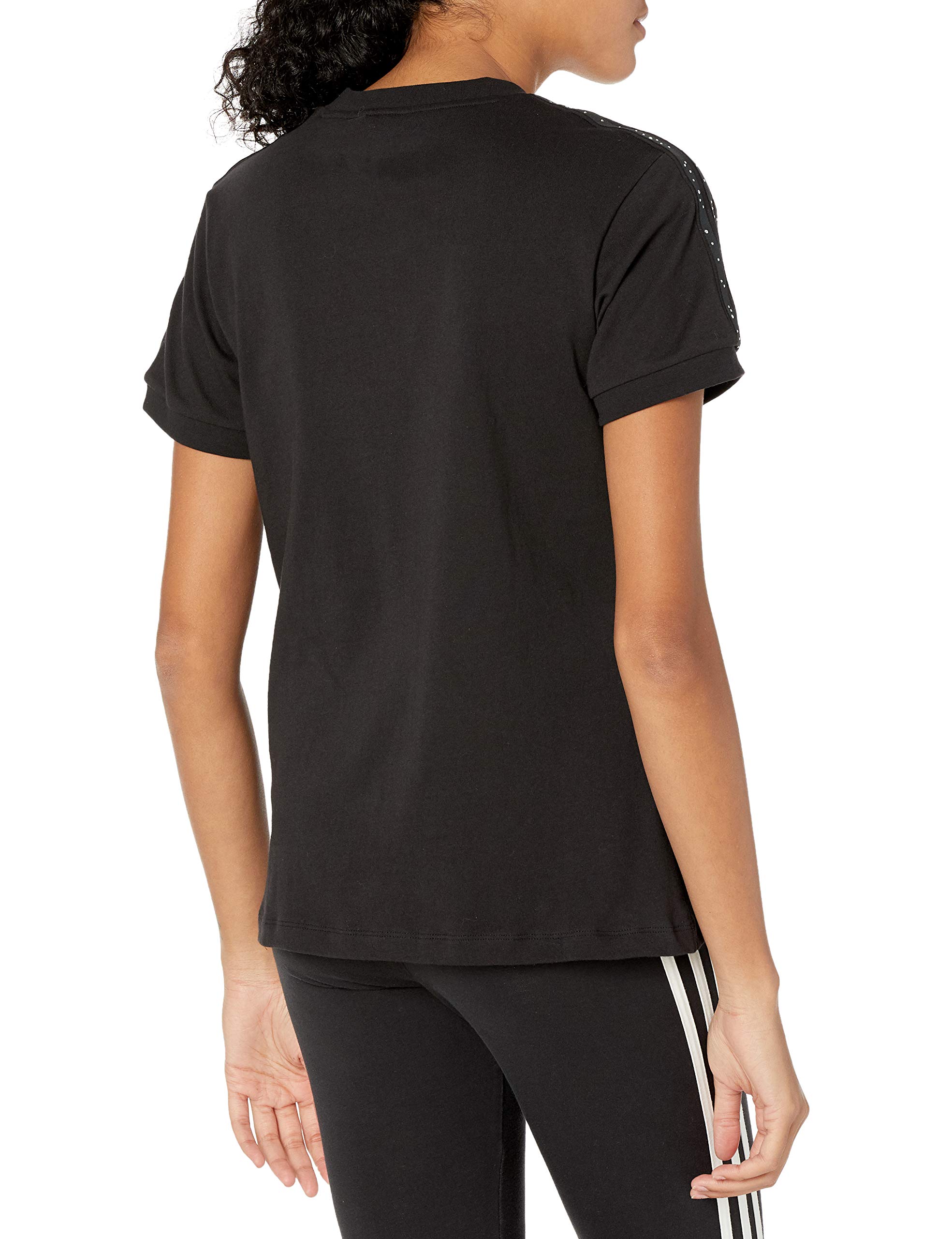 adidas Originals womens Basketball T-Shirt Black Small