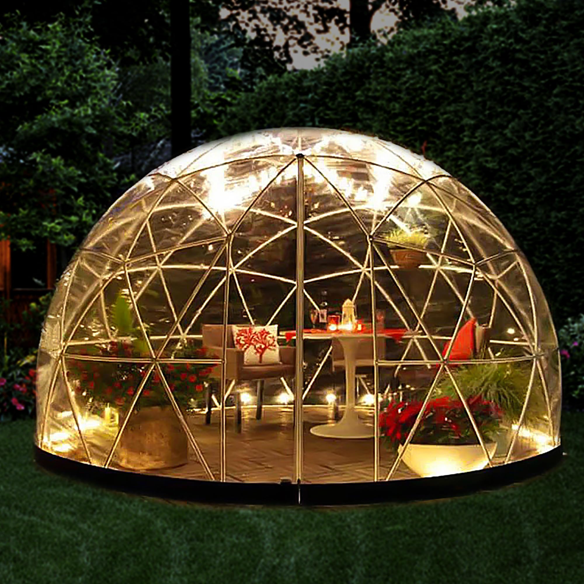 Insulation Portable Geodesic Camping Structures Dome Tent Sphere Tent for  Sale - Ferult Truss Tent