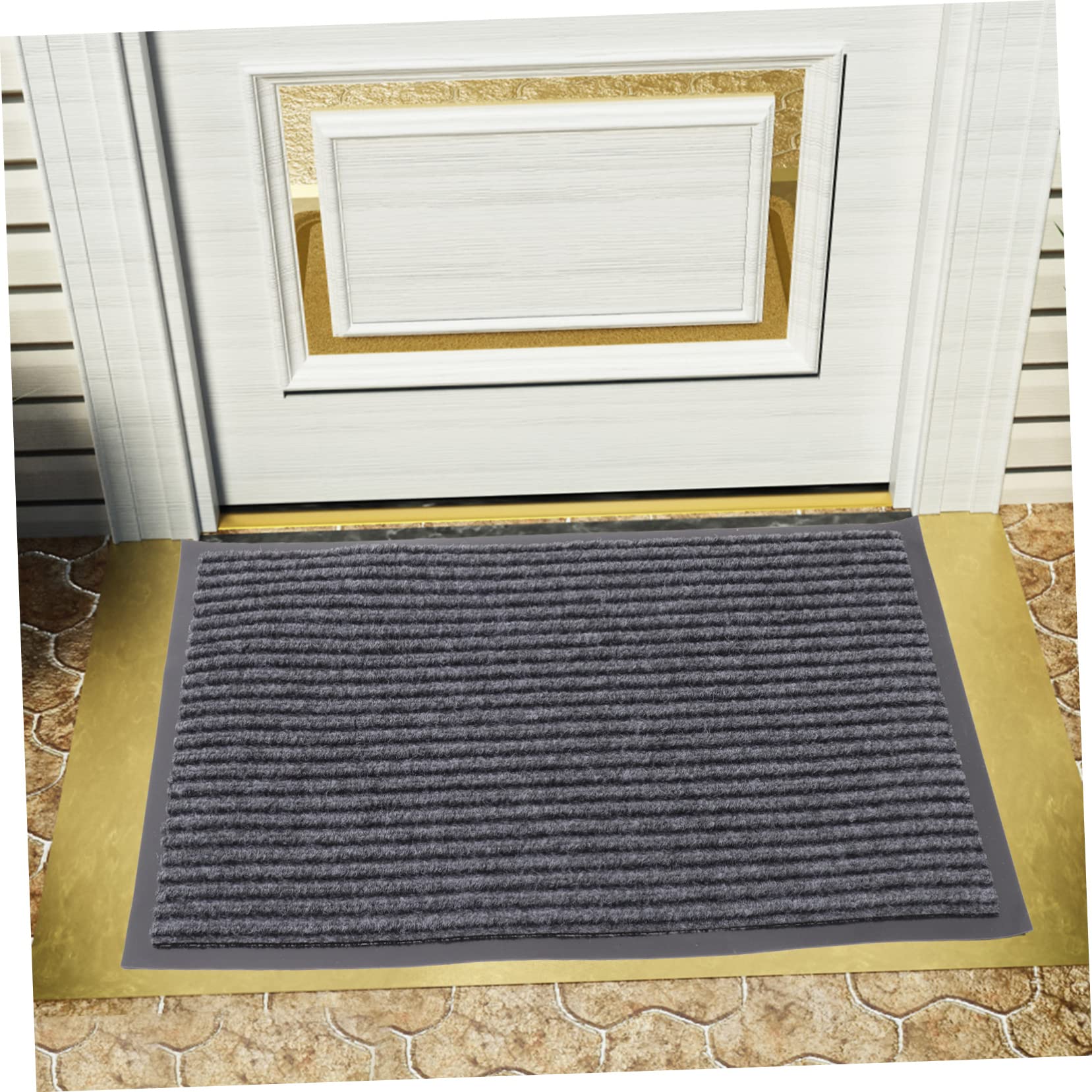 KOMBIUDA Zerbino Ingresso Esterno in Fibra di Polipropilene, Antiscivolo e Resistente All’usura, per Porta di Casa e Decorazione Domestica