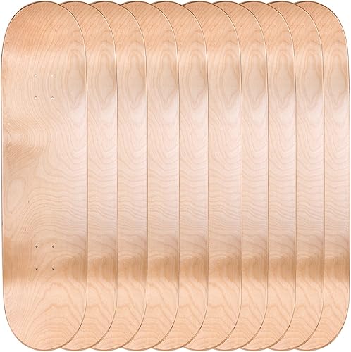 Cal 7 Juego de 10 tablas de monopatín en blanco