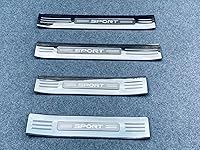 Vista 3 de GZBFTDH Protector de entrada de puerta de automóvil, para Toyota Highlander 2021 2022, placa protectora de arañazos de acero inoxidable, 4 piezas