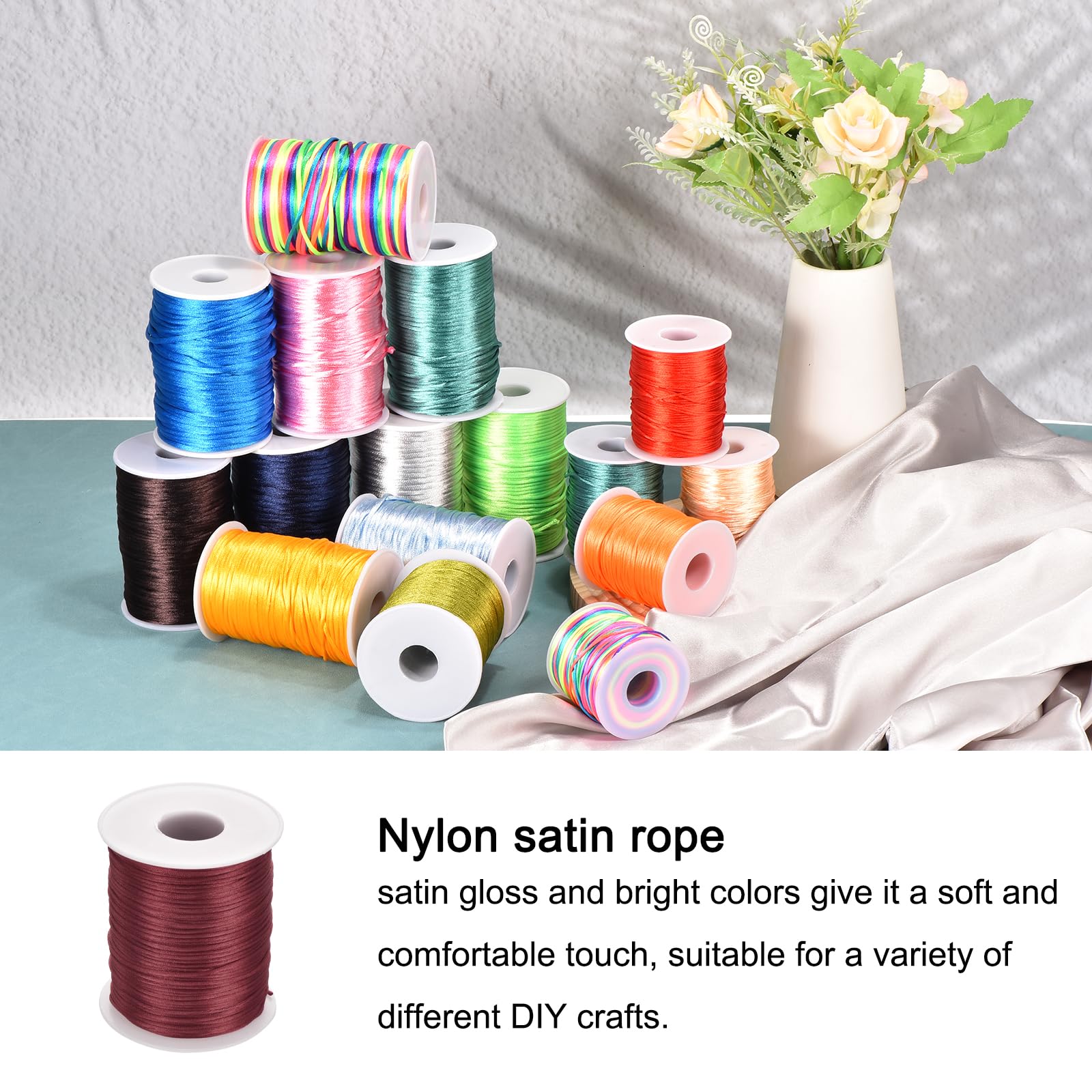 Rebower Nylon Satin Cord 1.5mm - Image 3