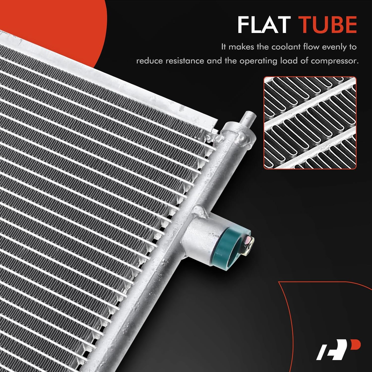 A-Premium Air Conditioning A/C Condenser Compatible with International Harvester 7400/8600 TranStar/9400i SBA 2008-2011, ProStar/WorkStar 7600 7700, Replace# 2591621C91, 2591836C91