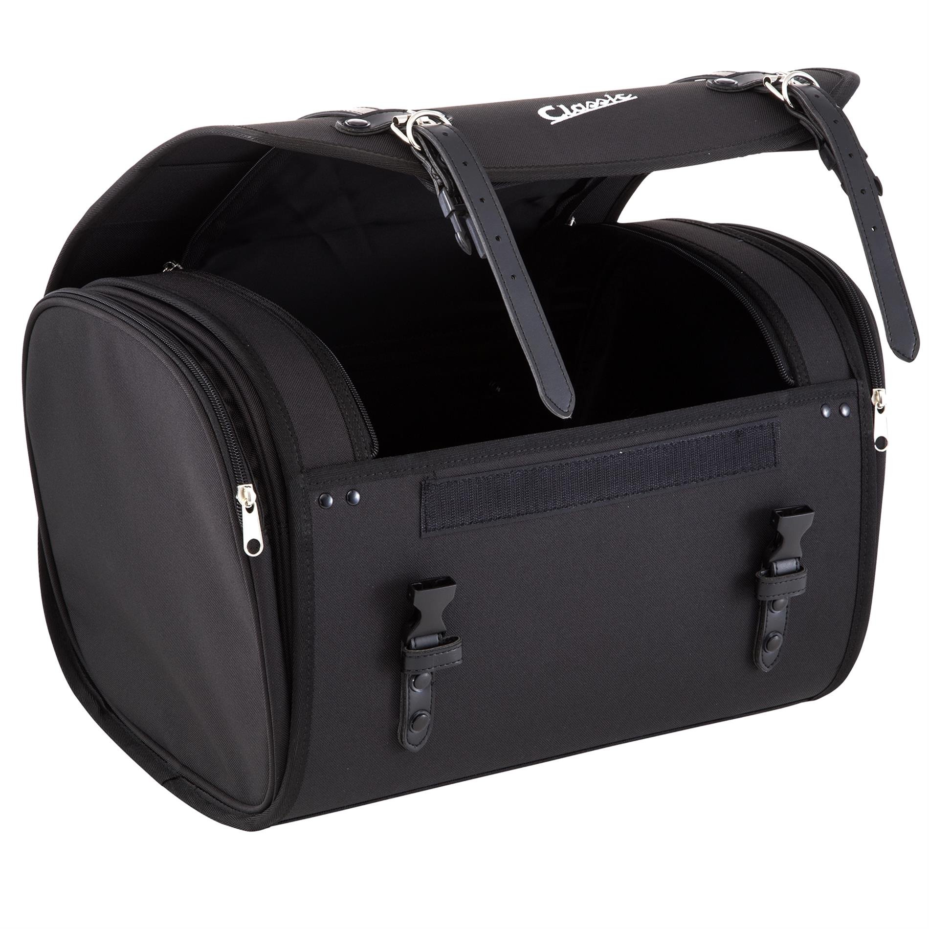 SIP Tasche/Koffer groß, für Gepäckträger, 480x300x270mm, ca. 35 Liter, Nylon, schwarz,