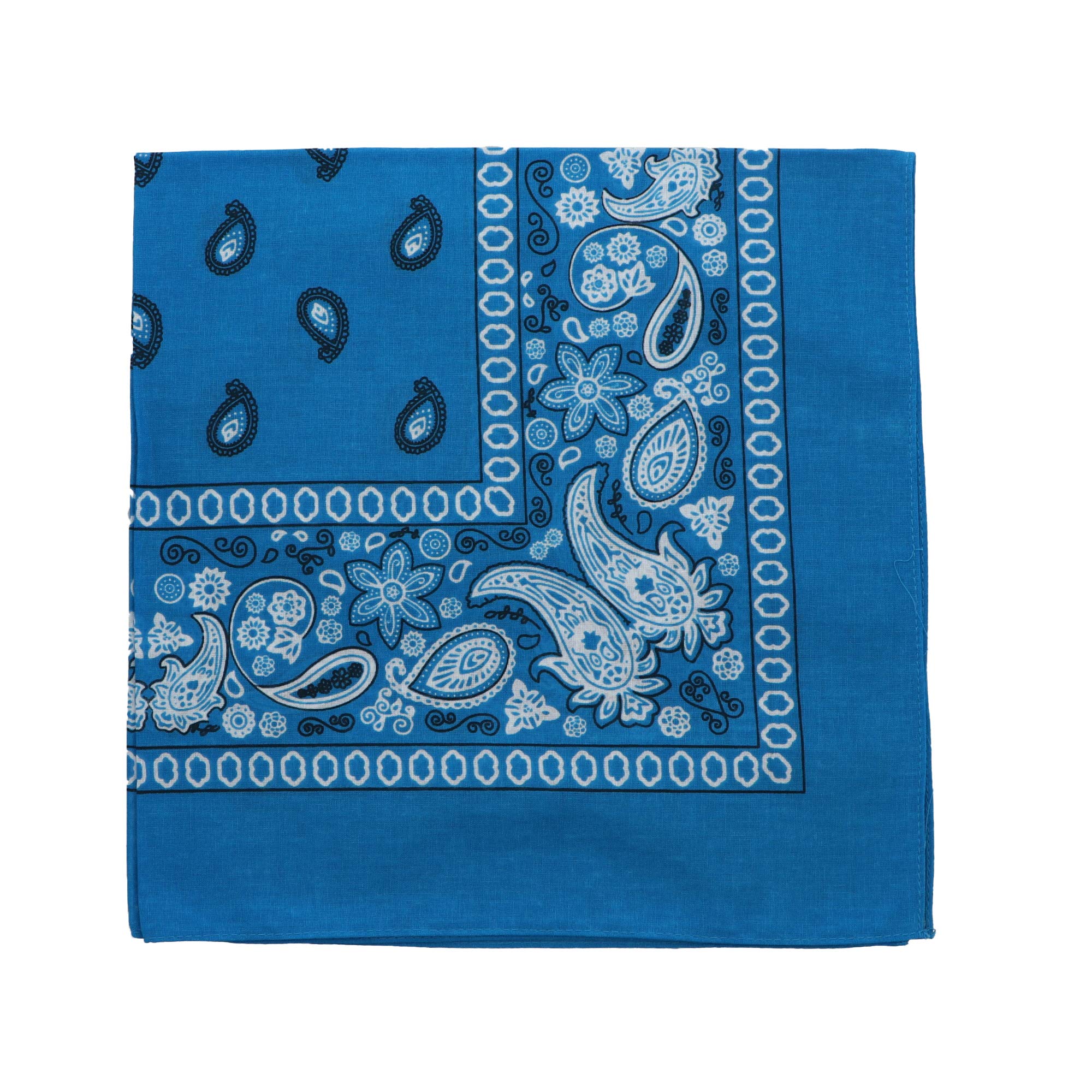 Motique Accessories 22 Inch Cotton Paisley Bandana