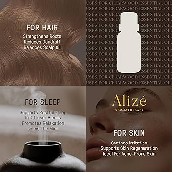 Amazon.com: Alizé Aromatherapy Cedarwood Essential Oil, USDA