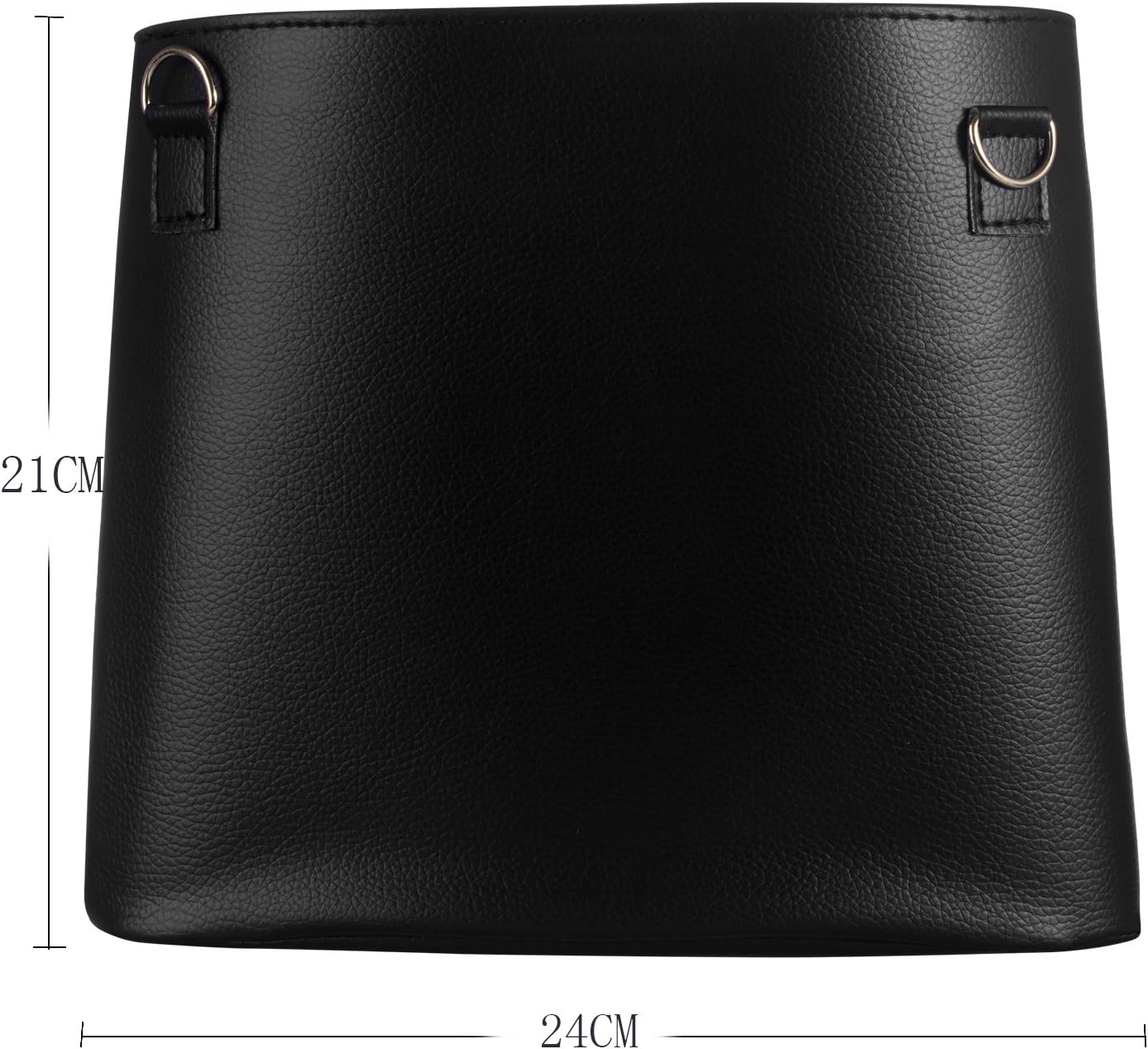 Timorn Car Trash Can,Car Garbage Can PU Leather, Auto Trash Can for Travelling, Outdoor, and Vehicle(Black)