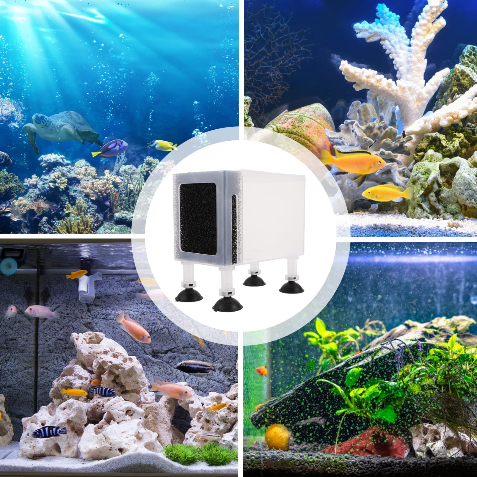 Amazon.co.jp: iplusmile 水族館アクセサリー用プラ製保護ポンプ 