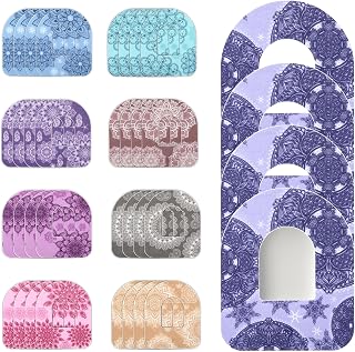 36 Pcs Omnipod 5 Overpatches Waterproof, Pre-Cut Adhesive Omnipod Overpatches Glucose Monitor Patch, Durable Sweatproof Waterproof Adhesive Patches Long Fixation for Glucose Monitor