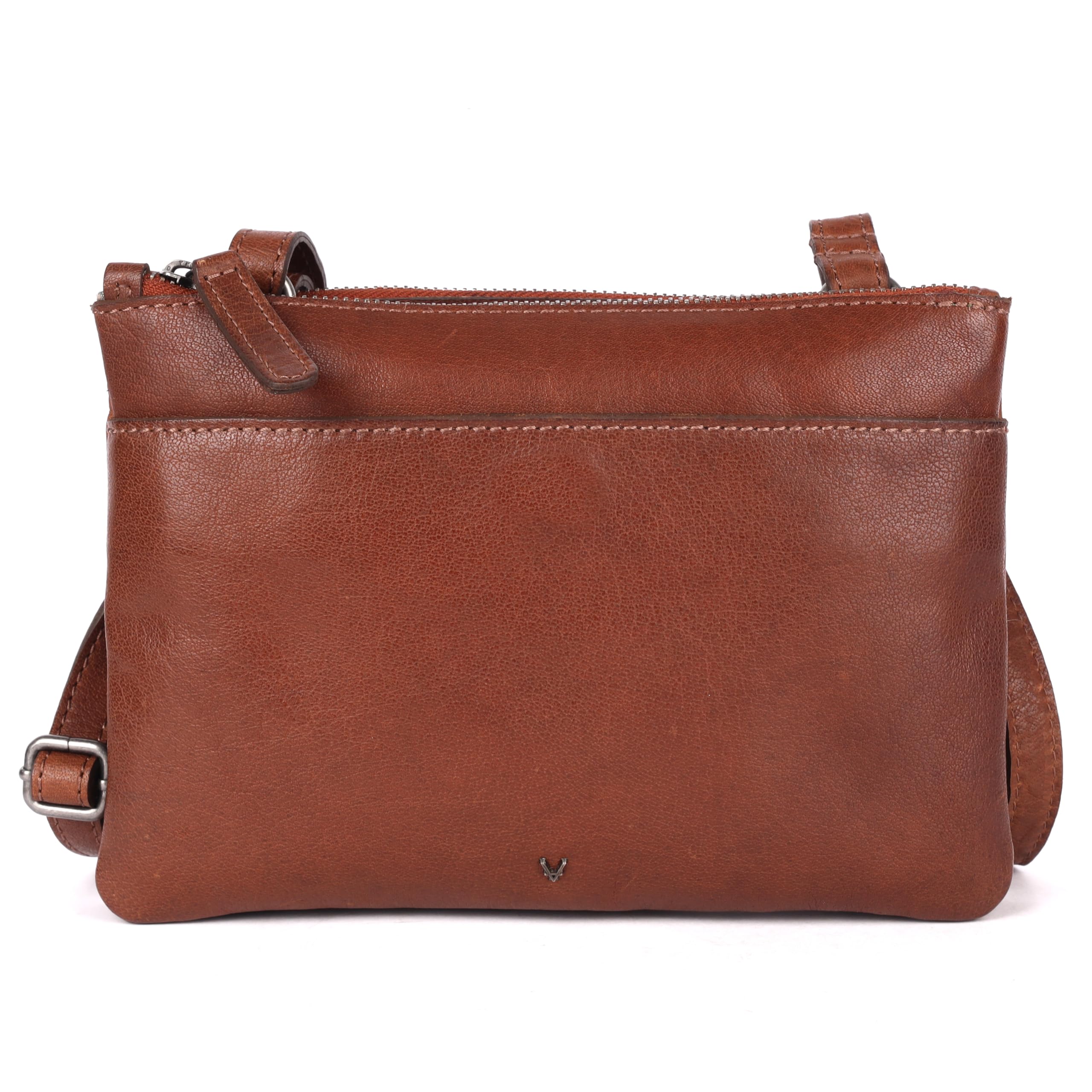 VILENCA HOLLAND 9 inch Genuine Leather Crossbody Sling Bags for Women, Trendy Casual Office Bag with Adjustable Strap