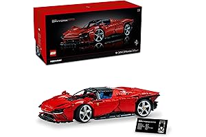 LEGO Technic Ferrari Daytona SP3 42143: A Challenging and Rewarding Build for Adult LEGO Enthusiasts