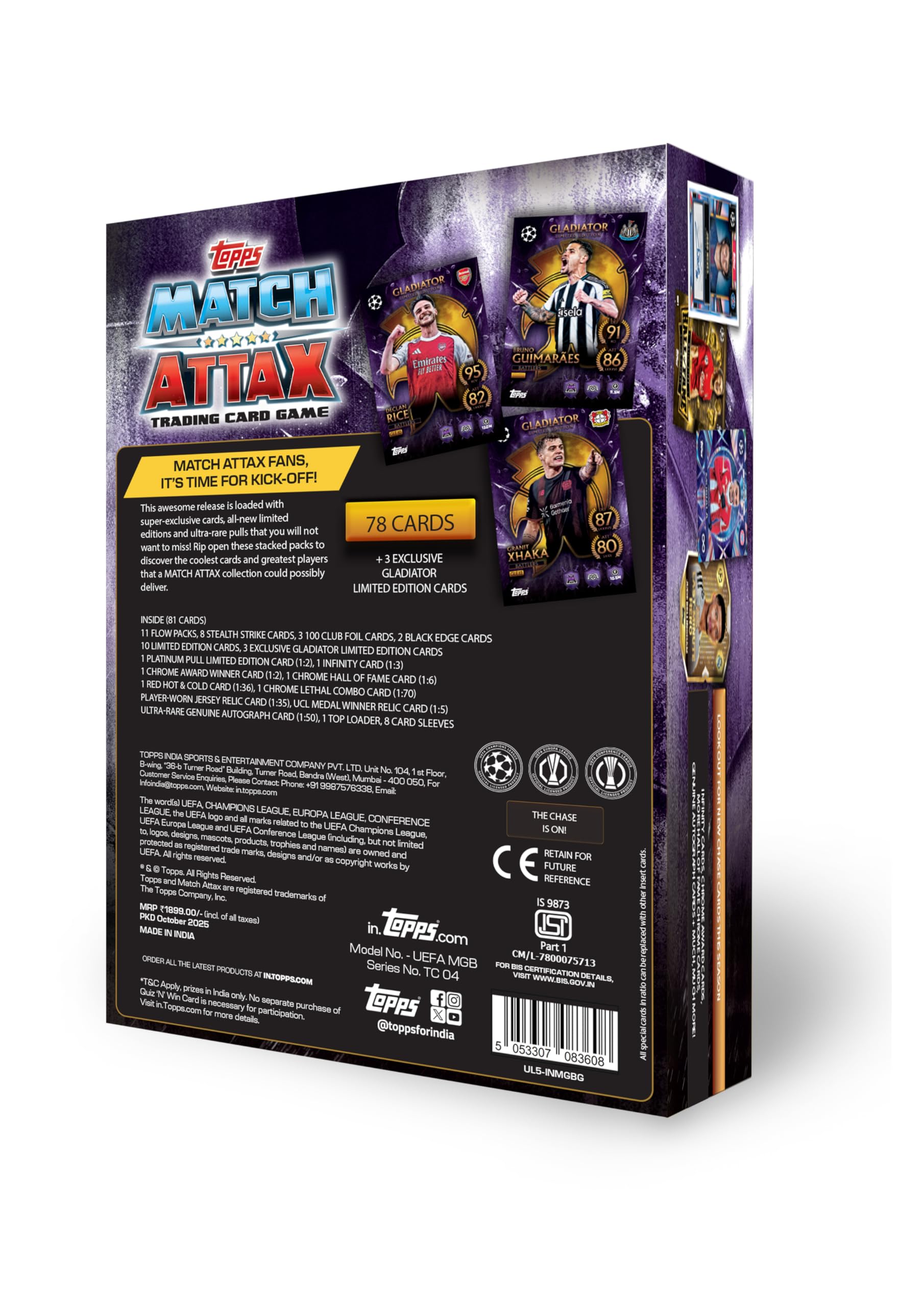Topps UEFA Champions League Match Attax 2025-26 Trading and Collectible Card Game (Mega Pack Gladiators - Battlers) — Amazon image 2