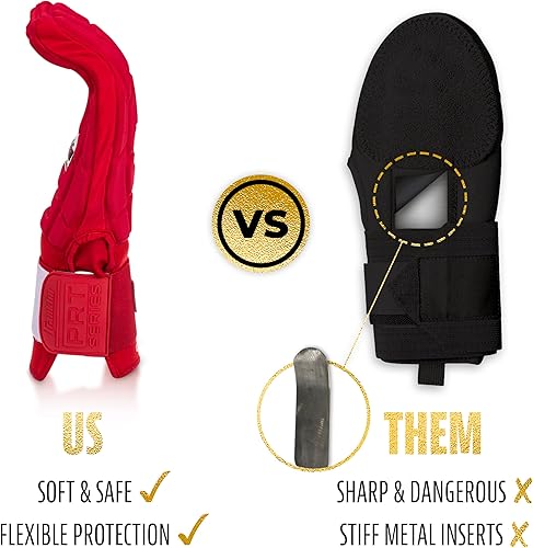 Miniatura 10 de Franklin Sports MLB - Guantes deslizantes de béisbol y sóftbol CFX PRT para adultos + jóvenes, guantes deslizantes protectores de Baserunning -