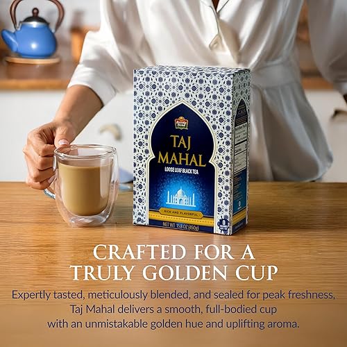 Miniatura 7 de Brooke Bond Taj Mahal Orange Pekoe Black Tea, 15.87 oz