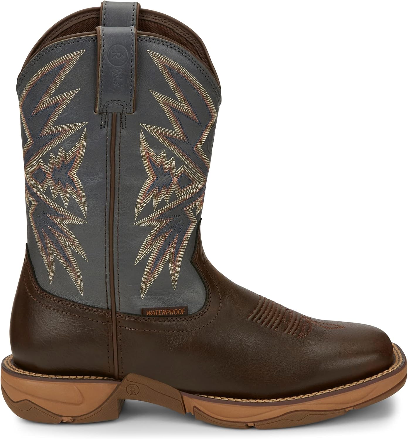 Tony Lama Men's Bartlett Pull on Soft Toe Square Toe Work Boot