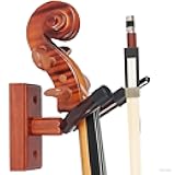 WOGOD Violin Wall Mount Violin Hanger, Instrument Display Hook (Rectangular Shape)