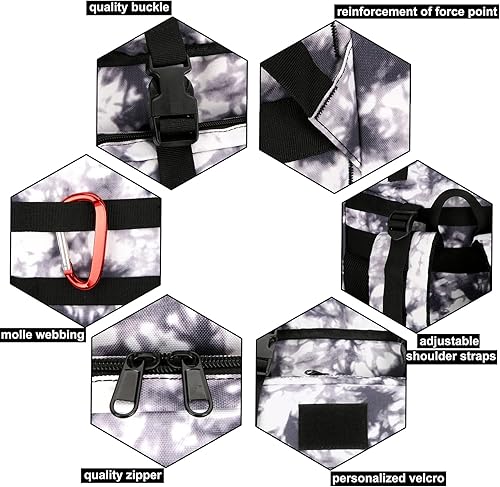 Miniatura 7 de Mochila de senderismo para hombres 70L100L, mochila militar Molle 3 días paquete de asalto para escalada