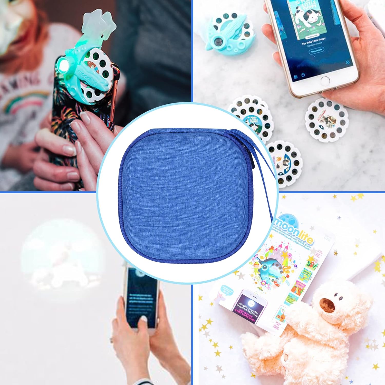 Aenllosi Hard Carrying Case Replacement for Moonlite Mini Projector Gift Pack and Little Tikes Story Dream Machine Starter Set