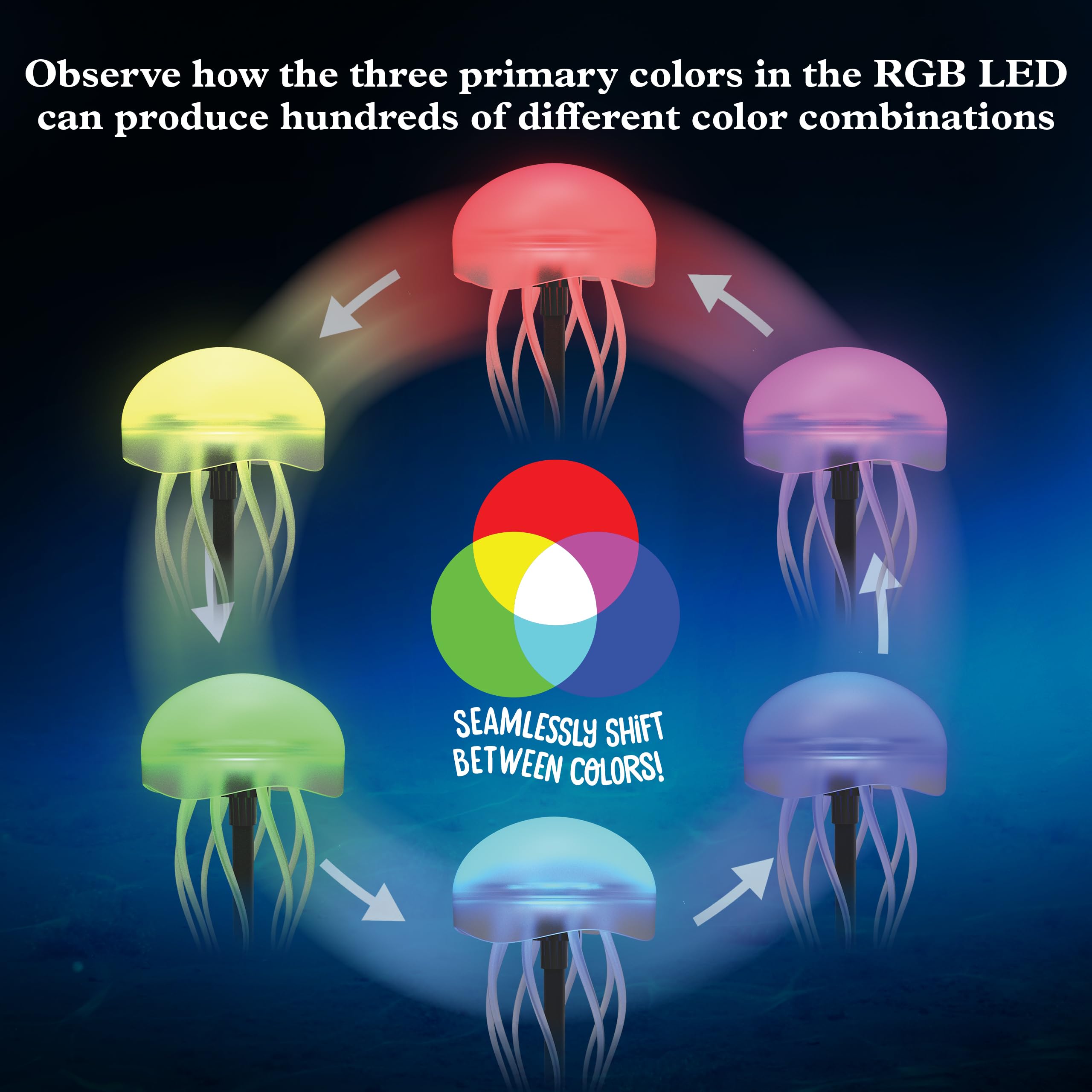 Thames & Kosmos Robotic Jellyfish Nightlight Kit, Multicolored, Medium - Image 3