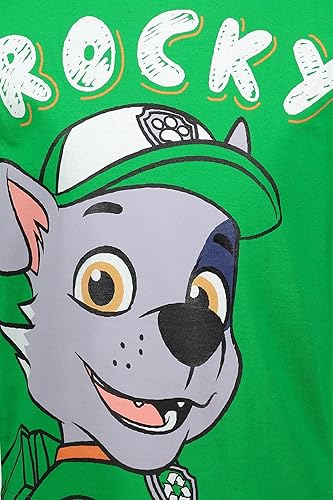 Miniatura 8 de Paw Patrol Chase Marshall Rubble Rocky - Paquete de 4 camisetas gráficas para niños pequeños y grandes
