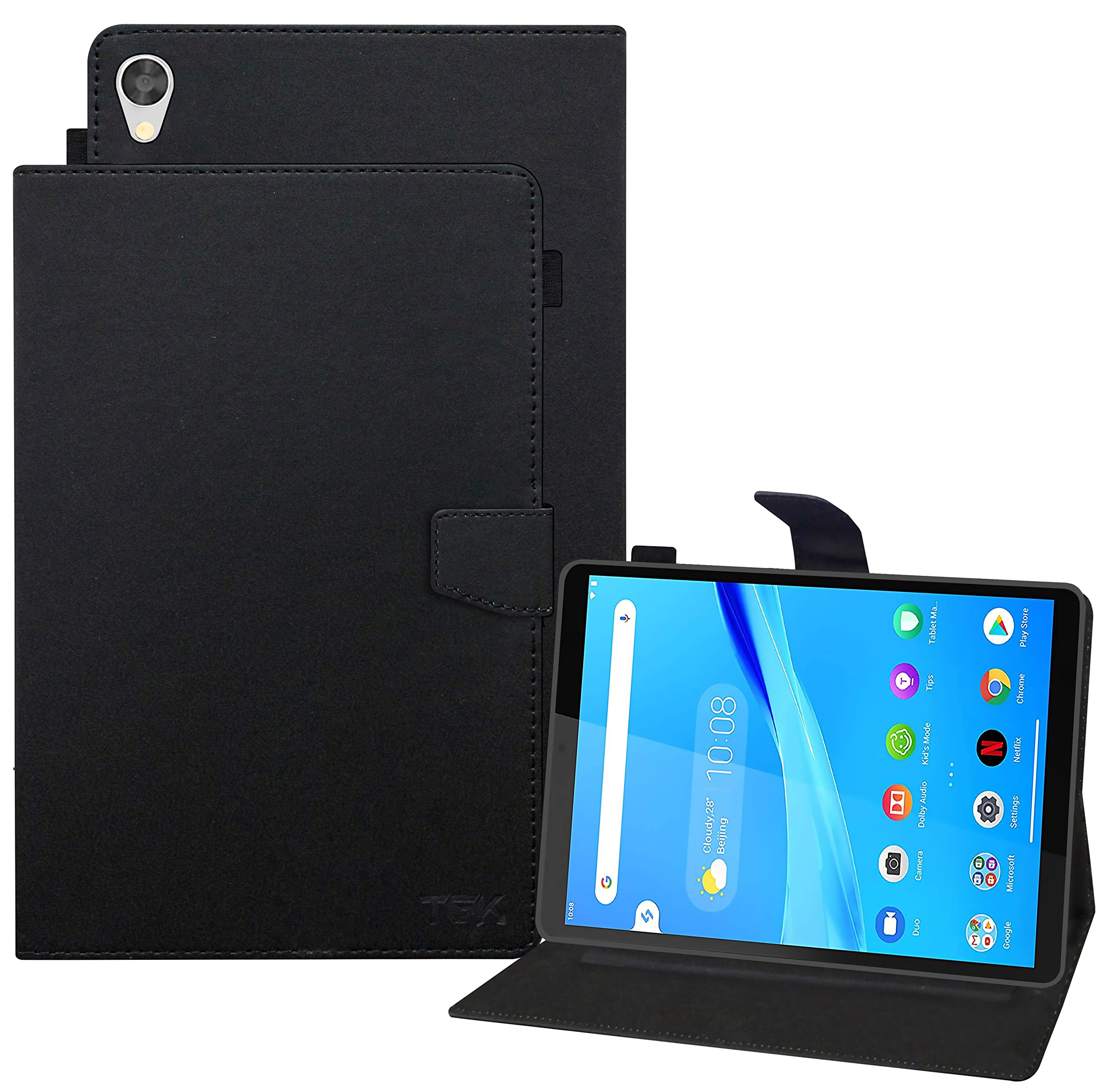 TGK Leather Flip Stand Case Cover for Lenovo Tab M8 FHD 8 inch 2nd Gen TB-8705F/N/X with Stylus Holder, Black (B08MTZSLGL) Amazon Price History, Amazon Price Tracker