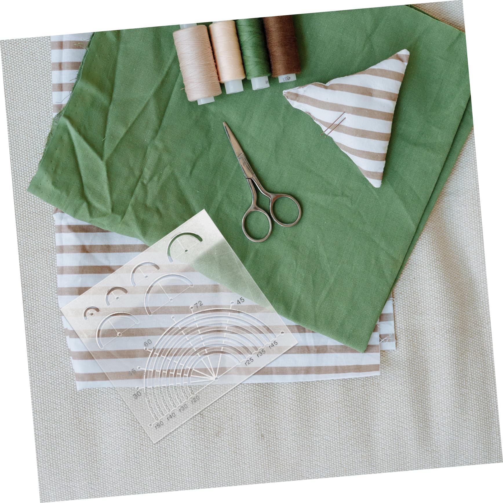 DOITOOL 5 Piezas Plantilla de Quilting Acrílica Multifuncional y Cortar Herramienta de Patchwork y Manualidades DIY
