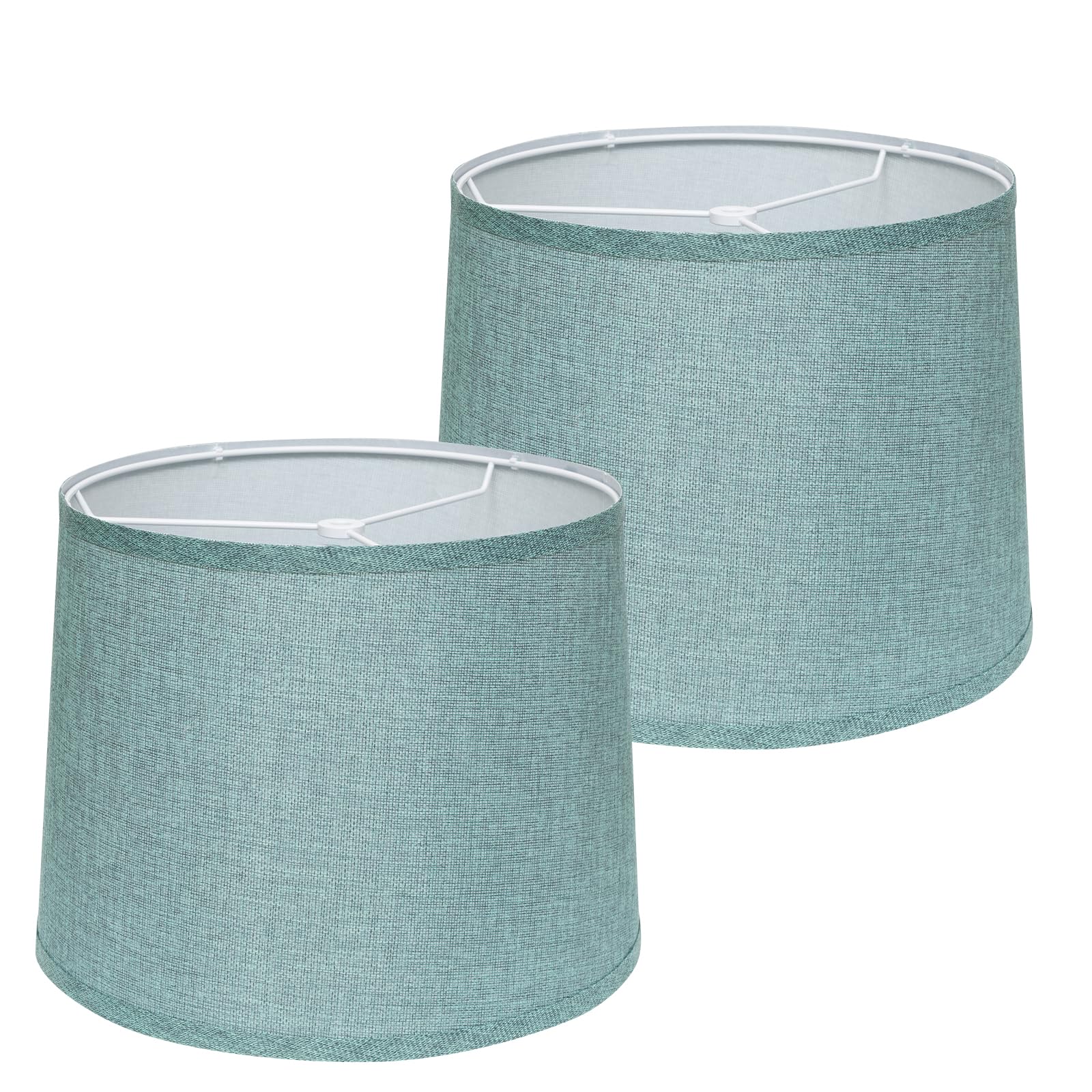 GIGIVOSHA Lamp Shades Set of 2 - Drum Lampshades 11.4