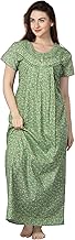 Soulemo Women Cotton Floor Length Nighty 1633