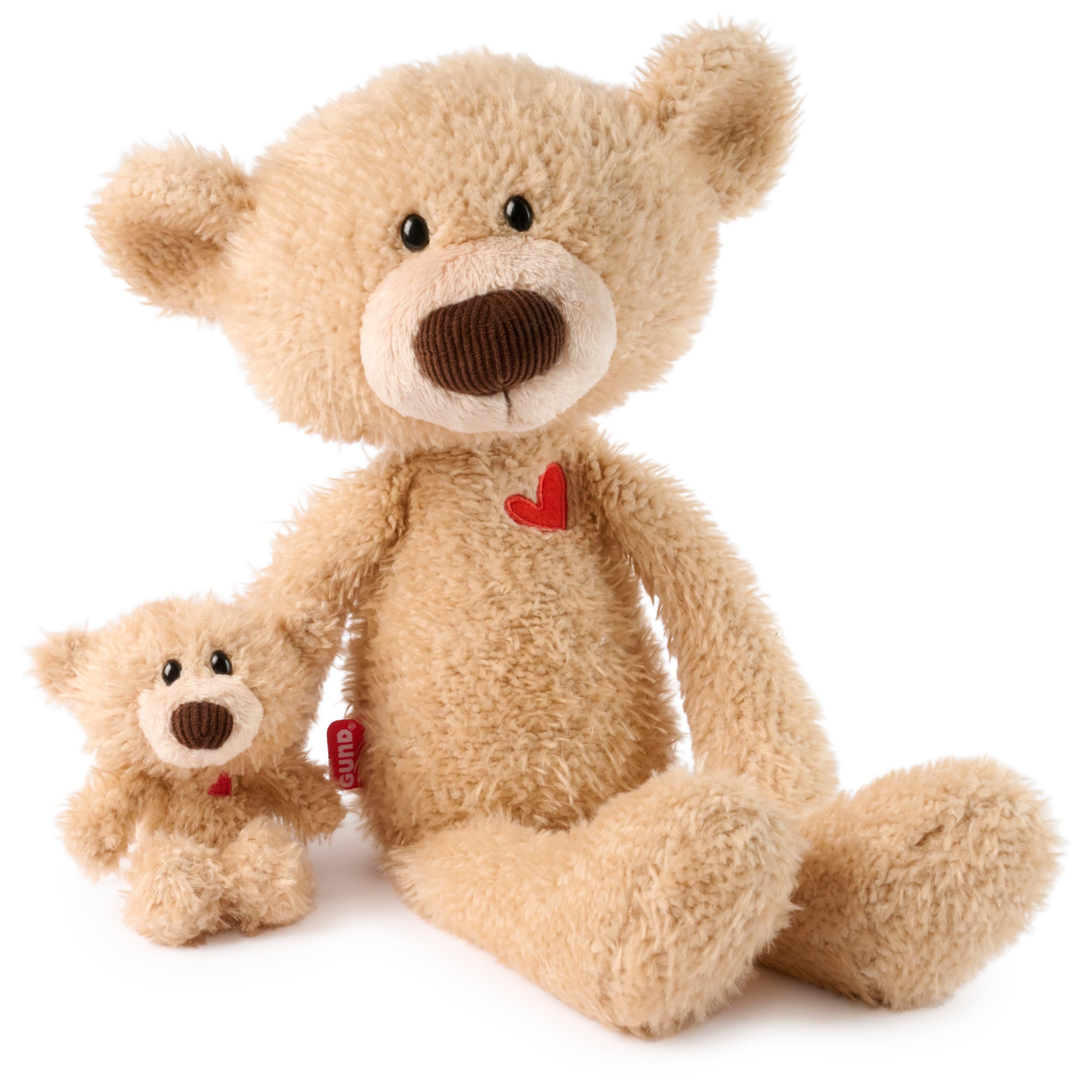 Near or Far Bears, 16-Inch Voice Memo Bear & Keychain Bear Set Ages 1+ | Small Voice Box…