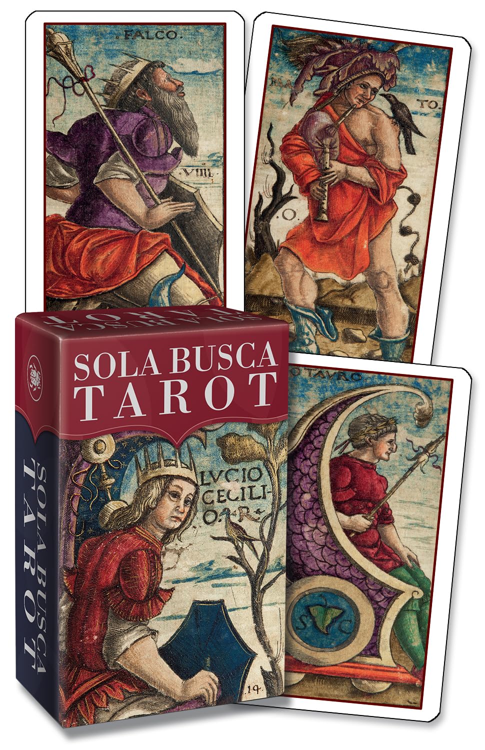 Sola Busca Tarot Mini : Lo Scarabeo: Amazon.com.au: Books