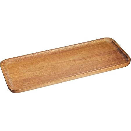 Amazon 萬洋 天然素材 アカシア マルチトレイ L 30 12cm l トレイ 盆 オンライン通販