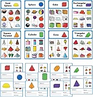 Vista 6 de 100 formas 3D para enseñanza, sólidos geométricos y manipuladores geométricos para el aula, mejoran la experiencia de aprendizaje