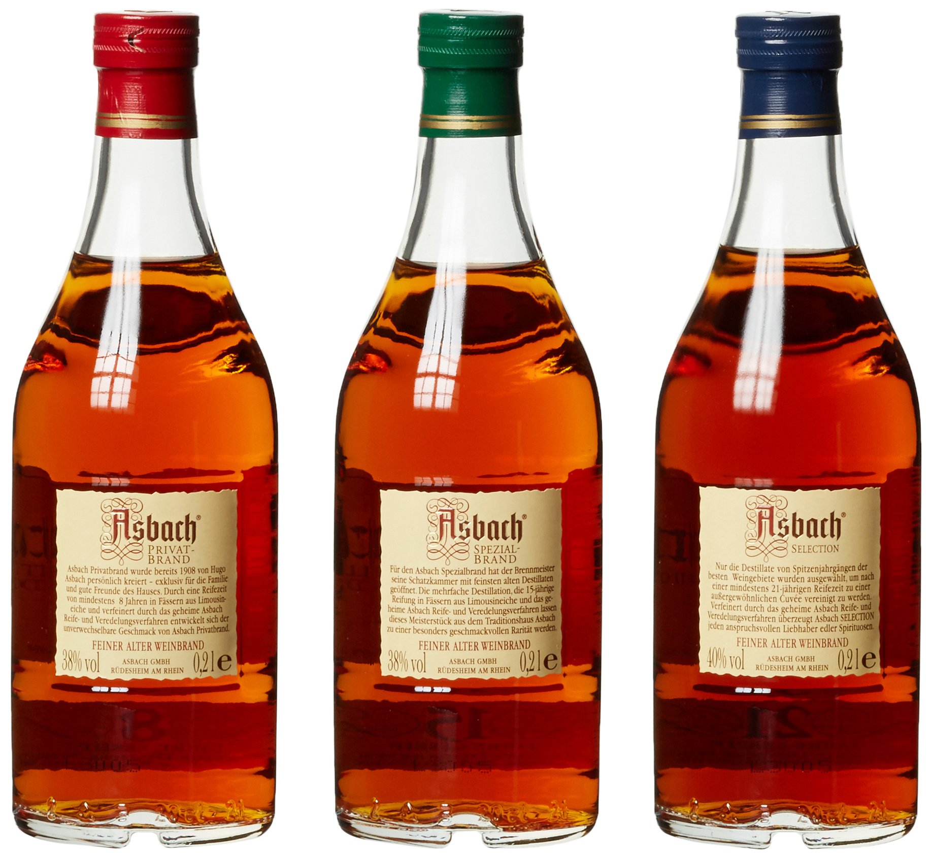 Asbach Cellarmaster's Collection Weinbrand 3 x 0.2l