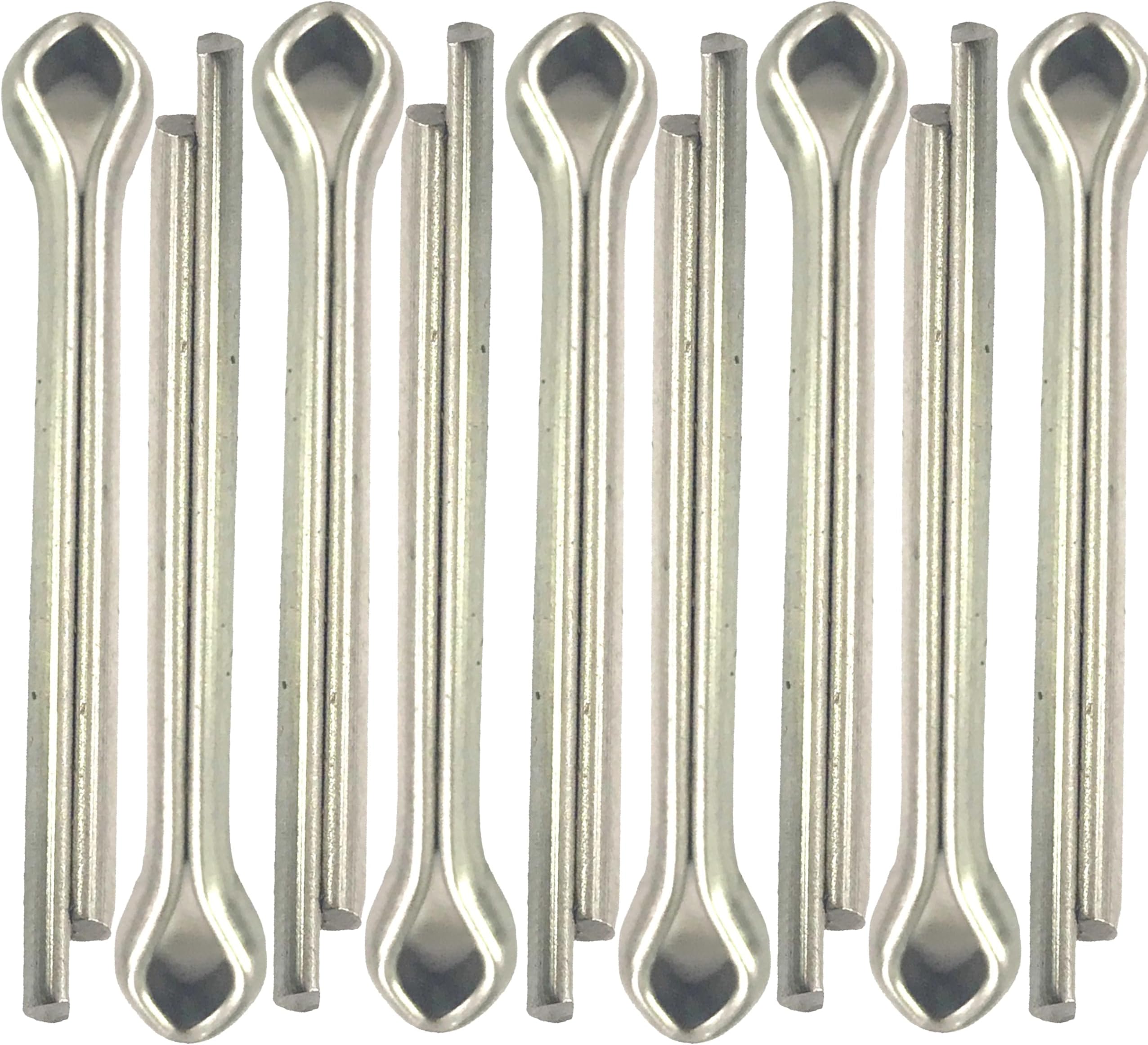 Fasteners Store Split Cotter Pins Stainless Steel Marine Grade (Pack of 20) (2.5mm x 32mm)