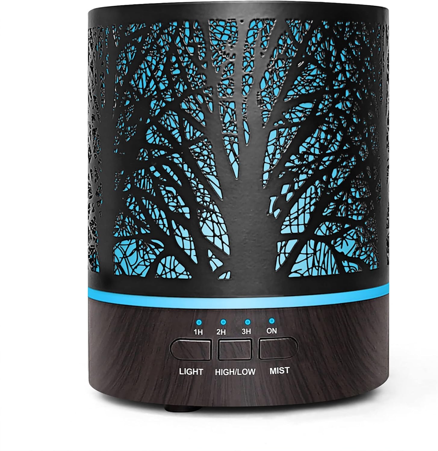 Essential Oil Diffuser Aromatherapy Humidifier: 300ml Ultrasonic Aroma Air Diffusers for Large Room - Electric Fragrance Water Vaporizer with LED Light - Cool Mist Humidifiers for Home Bedroom : Home & Kitchen