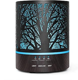 Essential Oil Diffuser Aromatherapy Humidifier: 300ml Ultrasonic Aroma Air Diffusers for Large Room - Electric Fragrance W...