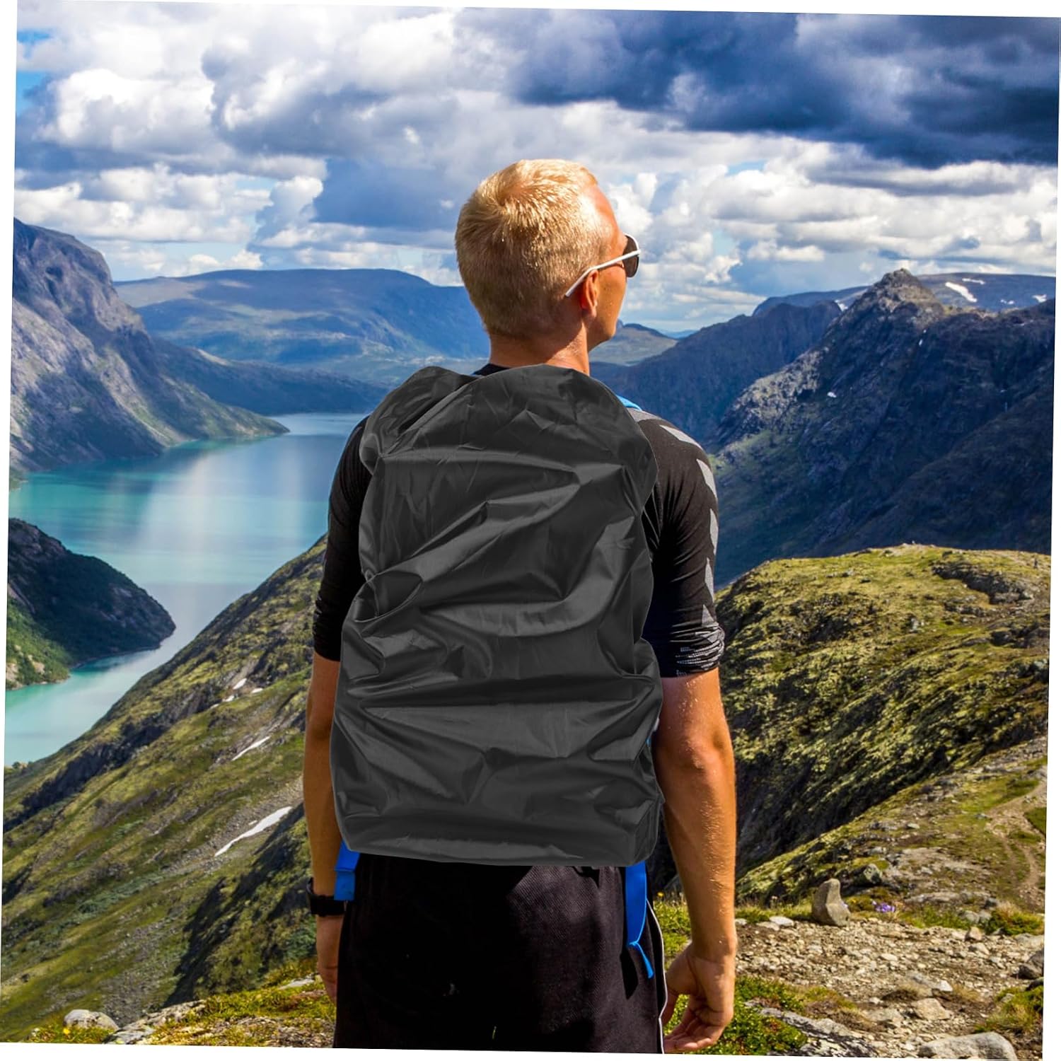 Hemoton Backpack Rain Cover -Frost Protector for Hiking and Camping Fit for Various Backpack Reusable Design to Keep Gear Dry