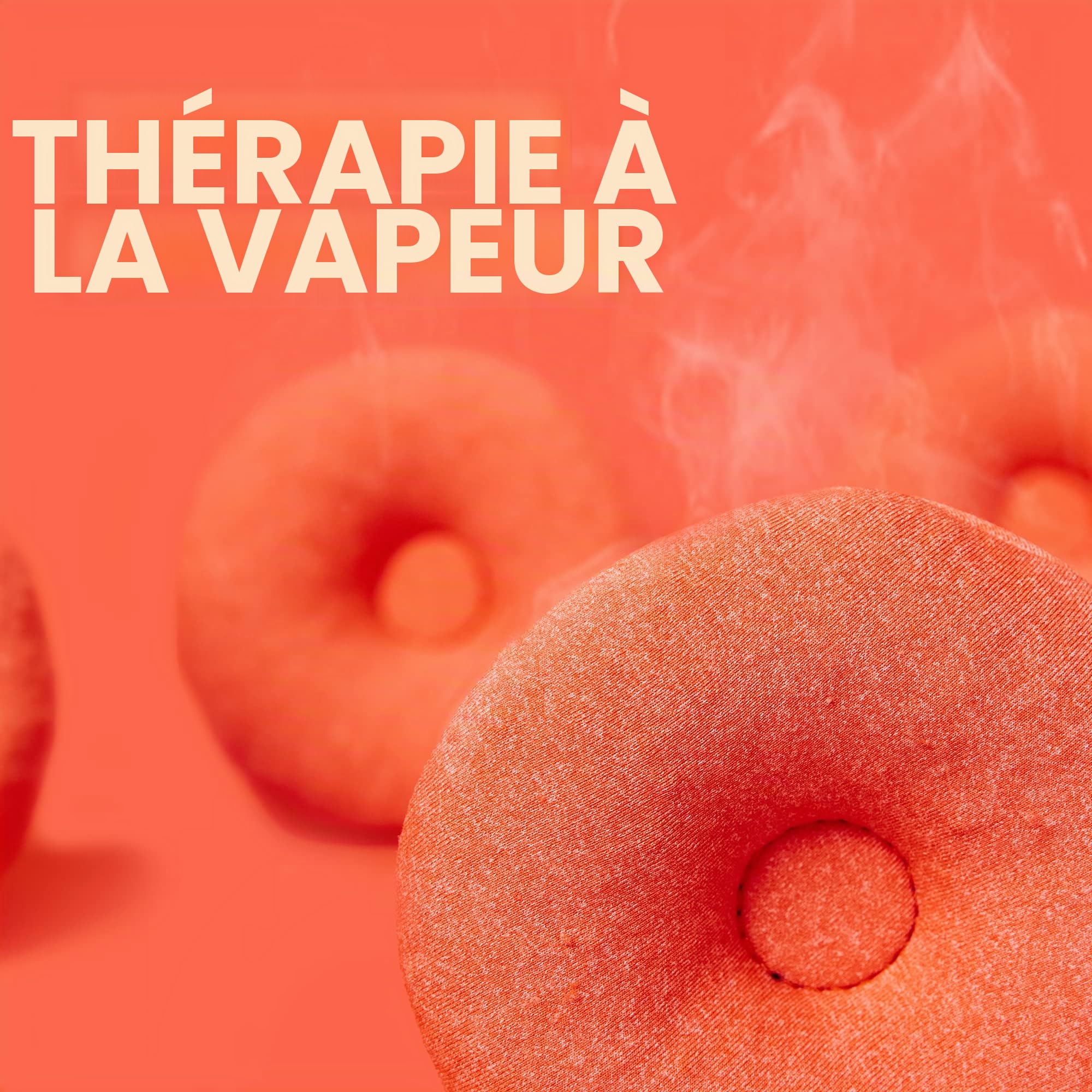 Masque de Sommeil Manta Steam - Masque Chauffant à Occultation, Masque à Vapeur Doux, 100% Naturel, pour Dormir, états Migraineux, Yeux Secs, Yeux Gonflés et pour Soulager les Sinus