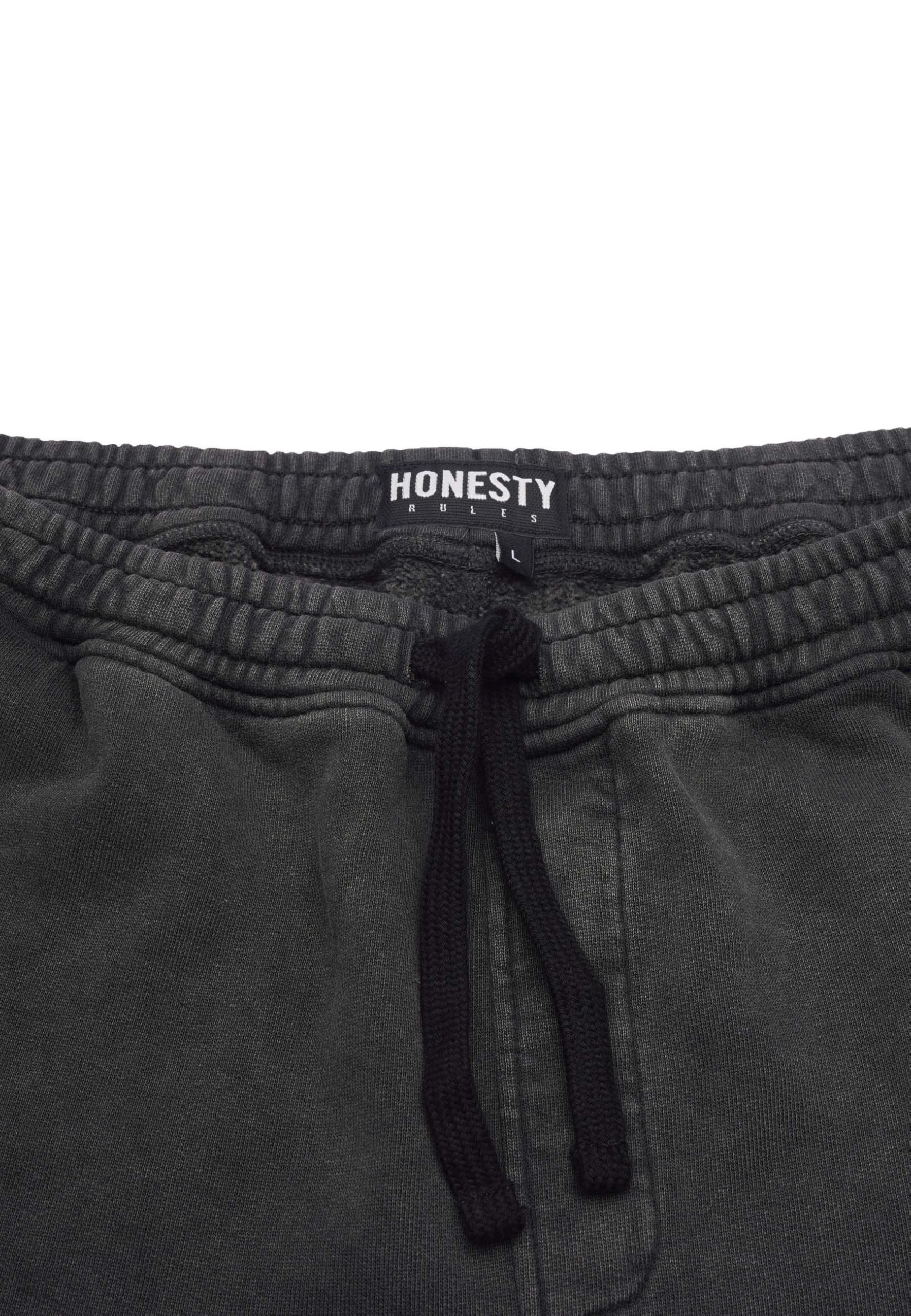 Honesty Rules Signature Sweat Herren Shorts, Regular Fit Kurze Jogginghose aus 100% Bio-Baumwolle, Bequeme Freizeithose für Männer mit elastischem Bund & Kordelzug