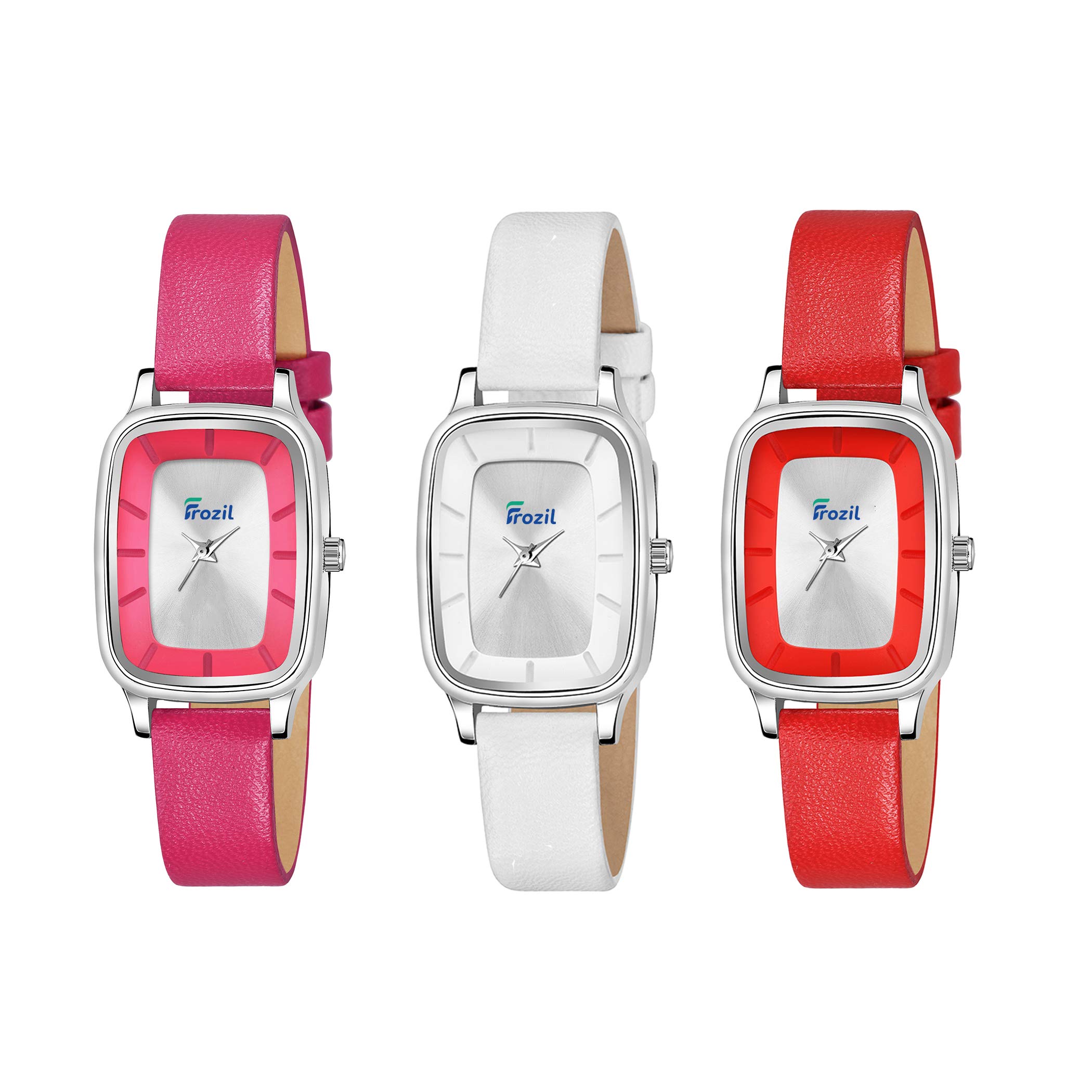 FROZIL Analogue Pink White Red Dial Watch for Women in Combo Pack(S-465-466-467) (B085VN4BK9) Amazon Price History, Amazon Price Tracker