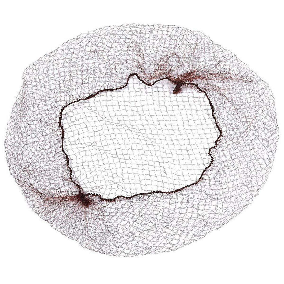 JIAHAO 30Pcs Elastic Edge Mesh Invisible Hair Nets Hair Holder for Ballet Dance