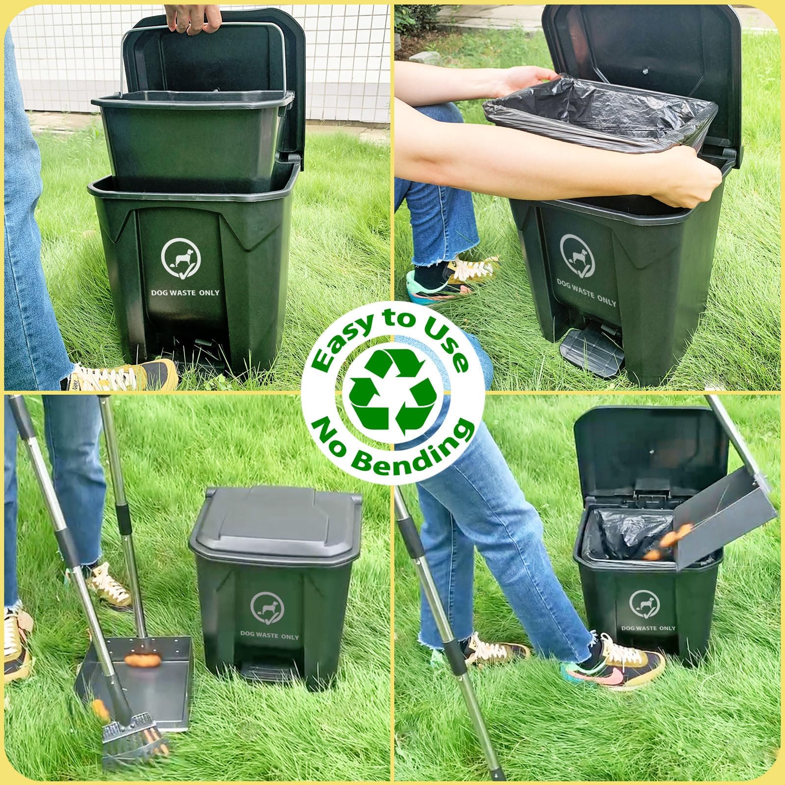 Dog Poop Trash Can Outside Watch Meegood Dog Poop Trash Can