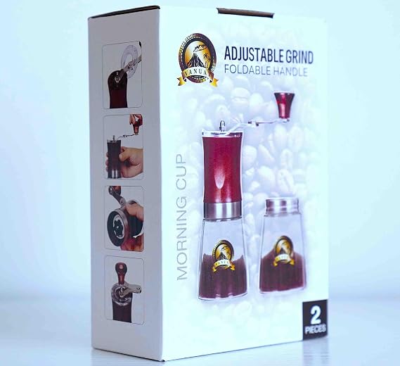 Manual Coffee Grinder Styles Stainless Steel Conical Burr Ceramic Burr Bean Portable Espresso Grinder for Drip Coffee Cold Brew Espresso French Press Turkish Brew Gift Box ...